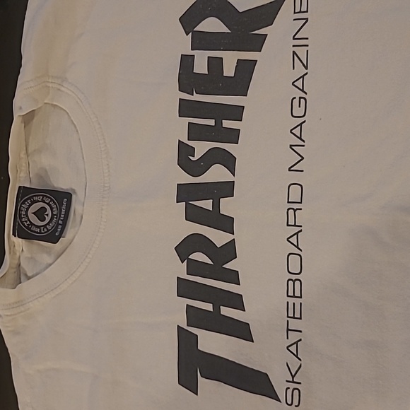 White Thrasher Skateboarding T-Shirt Men's Medium - Picture 3 of 3
